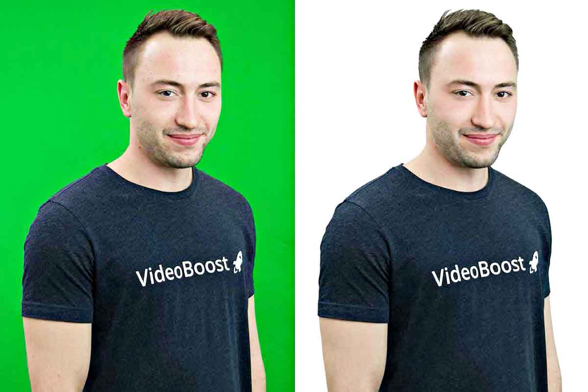 photoshop image green background removal services